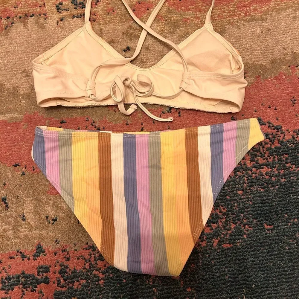 Xhilaration Multicolor Crochet Bikini Set